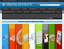 Tablet Screenshot of displayproductsonline.com